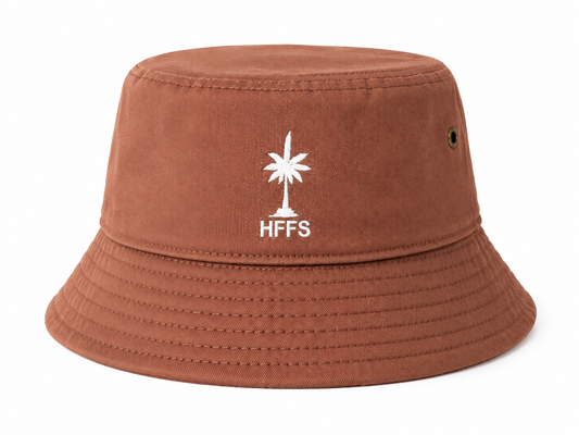 HFFS Palm Tree Bucket Hat (L/XL) Cinnamon