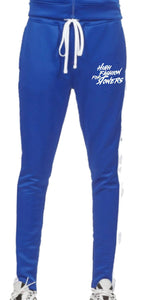 Track Pants / Royal/White